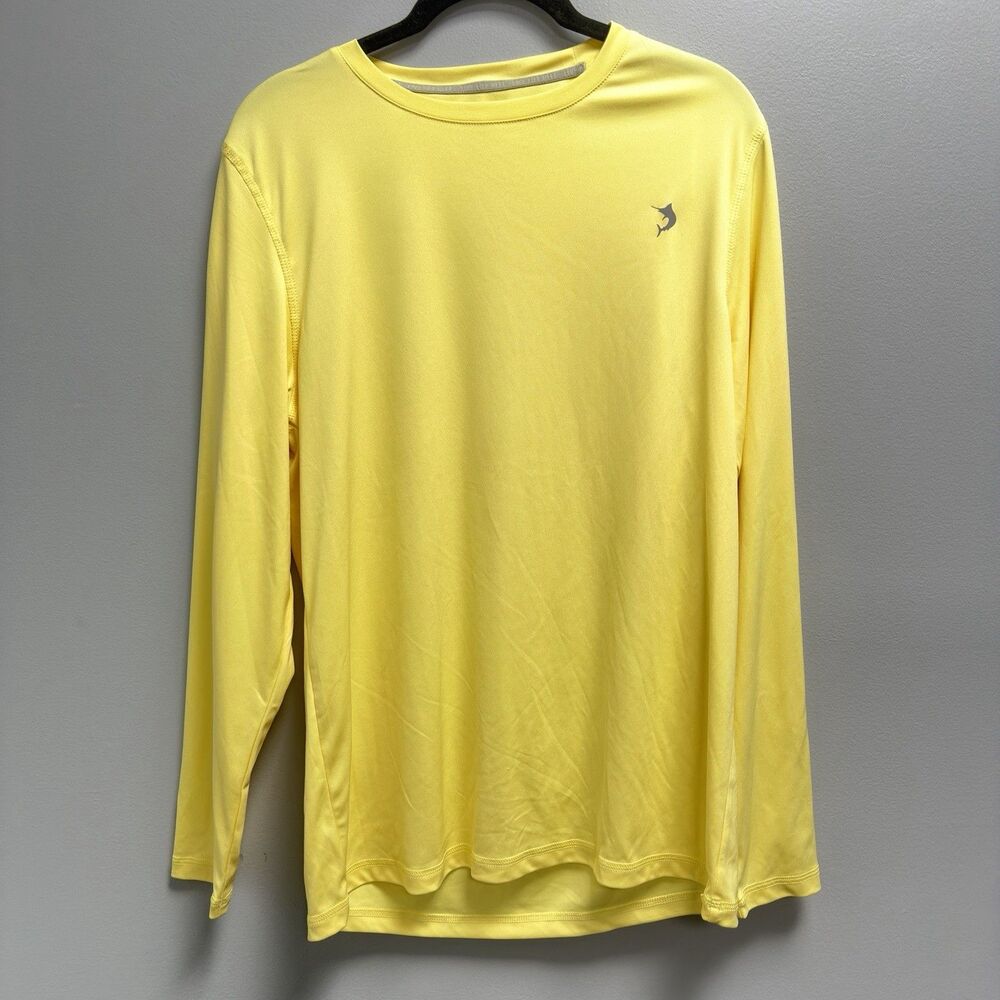 Reel Legends Performance Outfitters Men's Size S Long Sleeve T-shirt Yellow